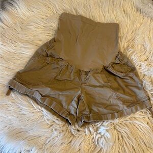 Oh Baby by Motherhood Tan Women's Cargo Shorts